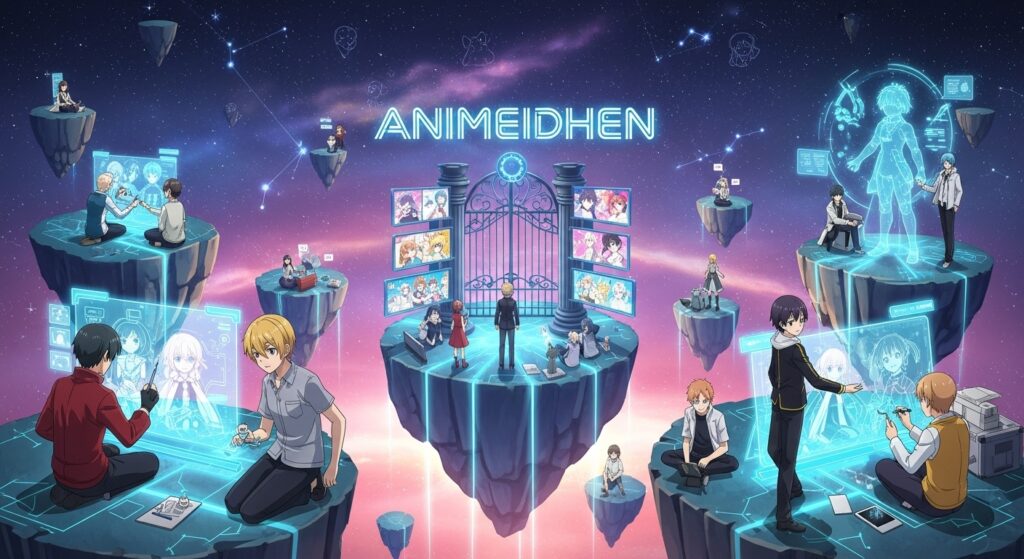 Animeidhen: The Digital Universe of Anime Creativity and Connection