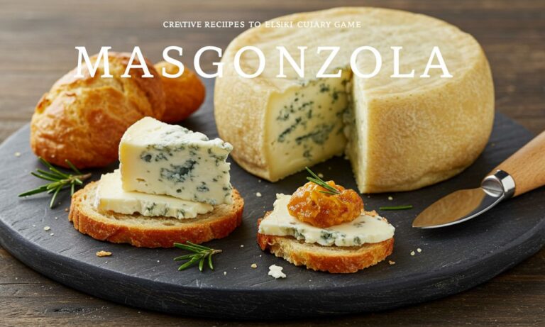 Masgonzola: Creative Recipes to Elevate Your Culinary Game